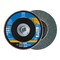 Pferd 6" x 5/8-11 Thd. POLIFAN Flap Disc - Z PSF STEELOX, Zirconia, 60 Grit, Flat 63057 - alternate 1